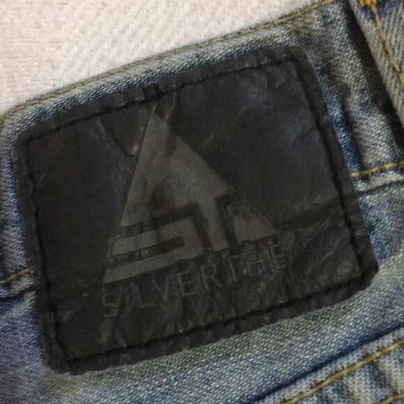 Vintage Levi’s Baggy Silver Tab HW  Booty Shorts - Picture 10 of 11